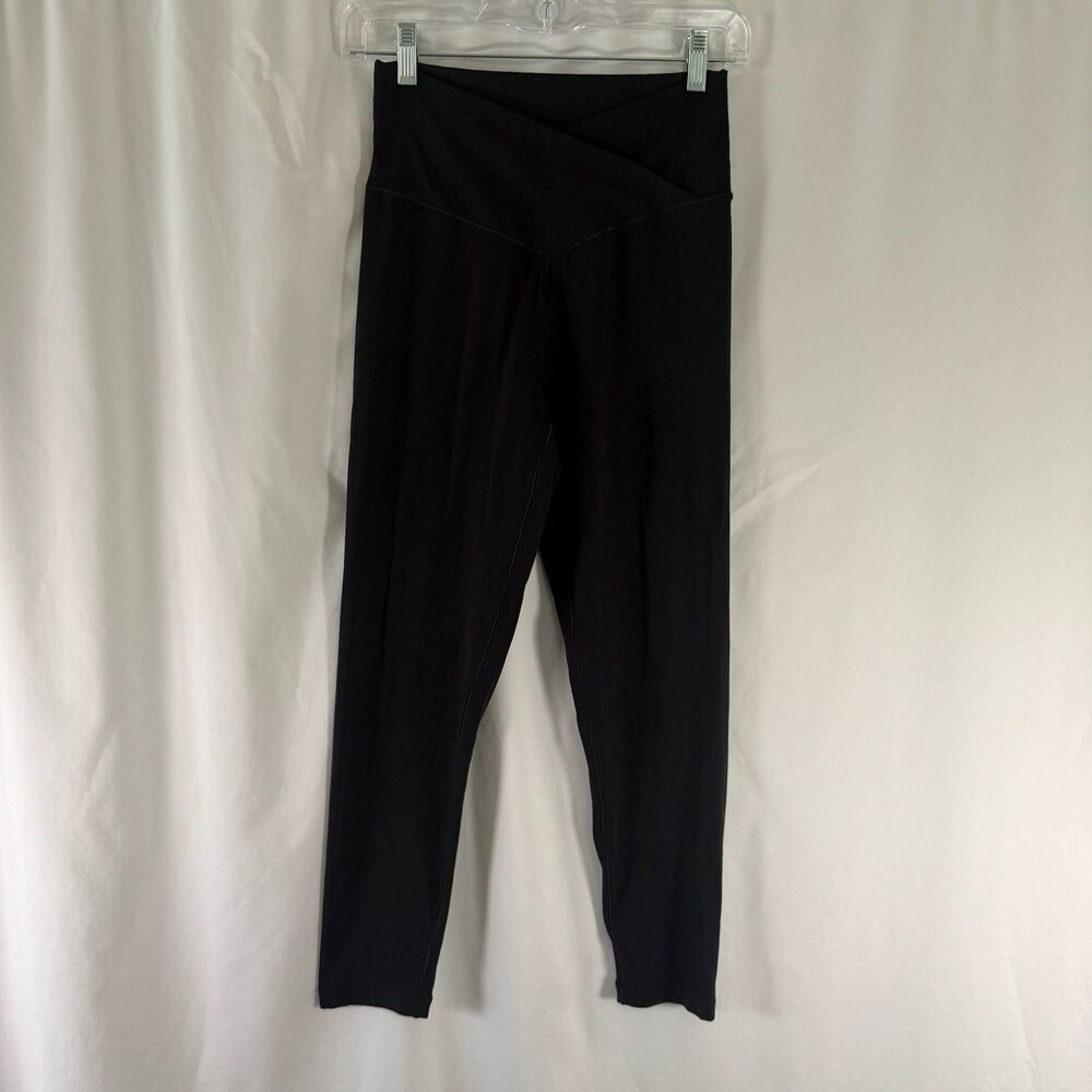 Offline by Aerie Leggings Women's Large Black Pull On 25" Inseam Stretch